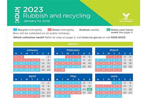 Look out for 2023 rubbish and recycling calendar | Mirage News