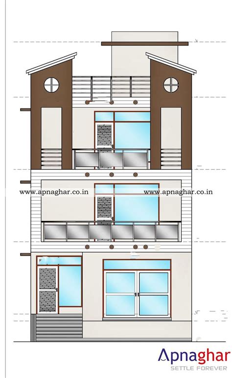 2D Elevation Drawings for your home. Visit - www.apnaghar.co.in ...