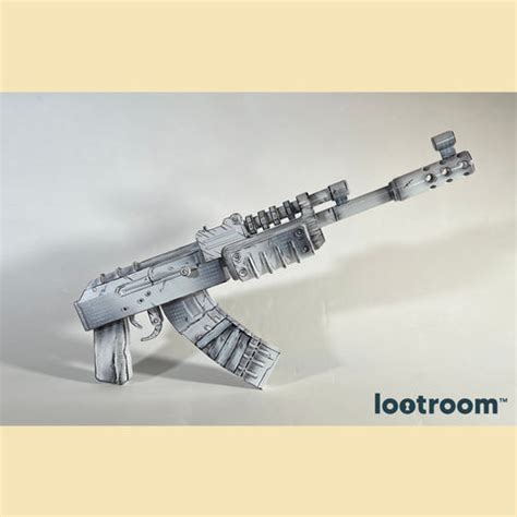 Rust Assault Rifle AK | Varios Skins | Lifesize | cosplay gamer gift