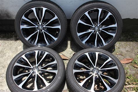 Set Toyota Corolla S 2016 2017 2018 17" OEM Rims Wheels Tires 215/45/17 ...