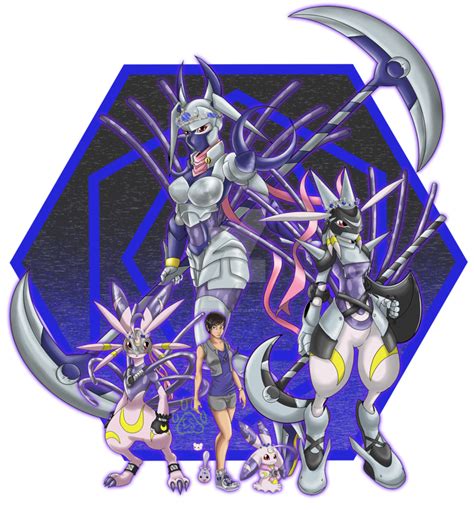 .:Lunamon Evo Line:. | Digimon wallpaper, Digimon digital monsters, Digimon adventure