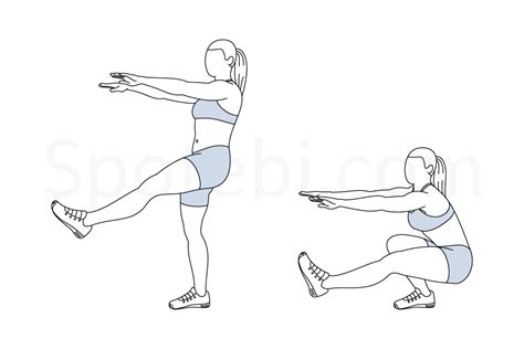 Pistol Squat Illustrated Exercise Guide | peacecommission.kdsg.gov.ng