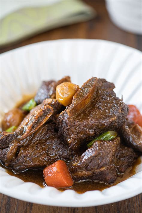 Instant Pot Korean Braised Short Ribs (Galbijjim) - Korean Bapsang