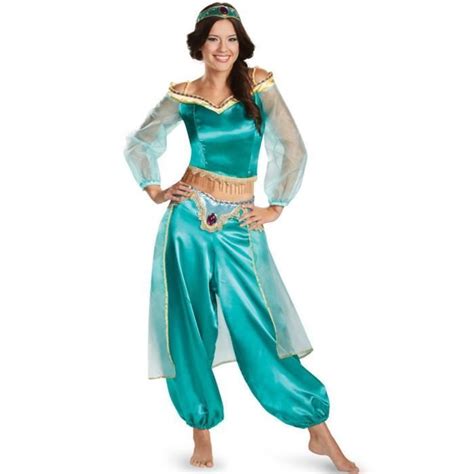 Déguisement Adulte Princesse Jasmine - FINDPITAYA - Vert - Cdiscount Jeux - Jouets