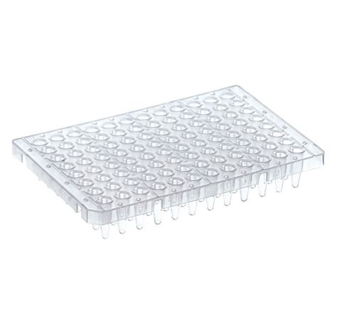 PCR Plate, 96-well, segmented, semi-skirted, white, barcoded