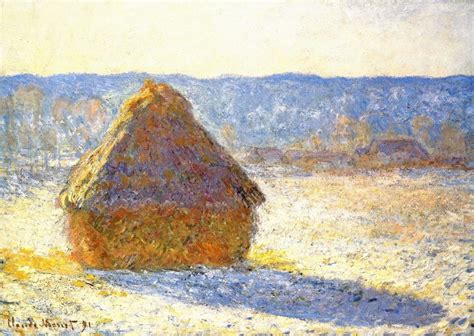 Sold Price: CLAUDE MONET - HAYSTACK IN WINTER 1891 - June 6, 0119 12:00 ...