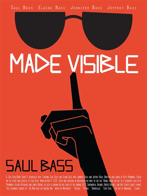 Saul Bass Poster rework on Behance