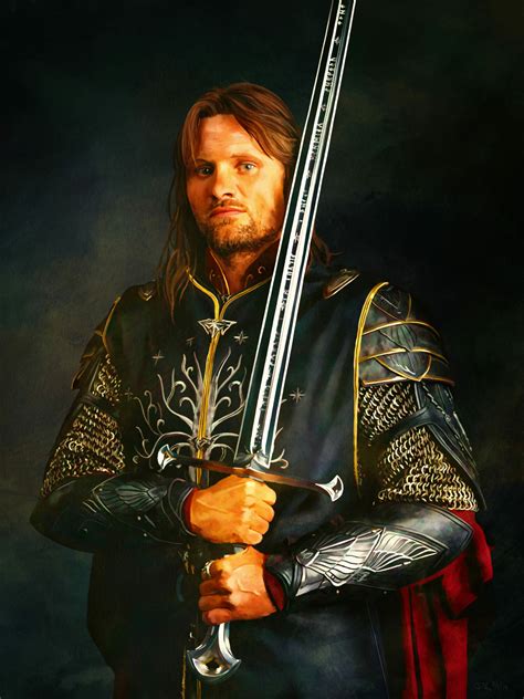 King Aragorn | Poster By Dakota.randall1