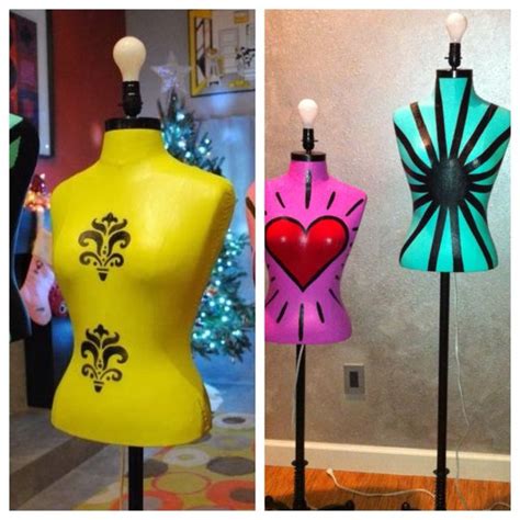 Recycled dress forms and upcycled into artsy lamps! Are you inspired by these mannequin lamps ...