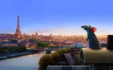 Ratatouille Paris Skyline HD Wallpaper