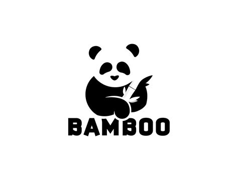 Panda logo__Day 3/50 | Animal logo, Logo design, Panda