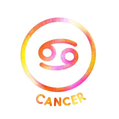 Cancer Zodiac Clipart Transparent Background, Cancer Zodiac Sign Glitter, Cancer, Zodiac Sign ...