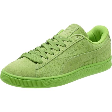 PUMA Suede On Suede Men's Sneakers in Green for Men - Lyst