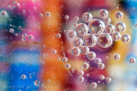 How to make an abstract macro photo with oil and water