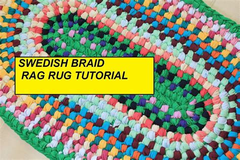 Oval Swedish Braid Rag Rug PDF Tutorial, Aka Double Toothbrush Rug Pattern, How to Make a No Sew ...