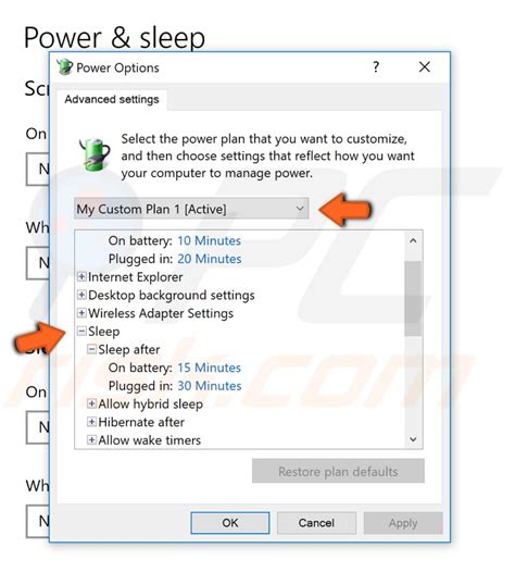 How to Change Power Plan Settings in Windows 10