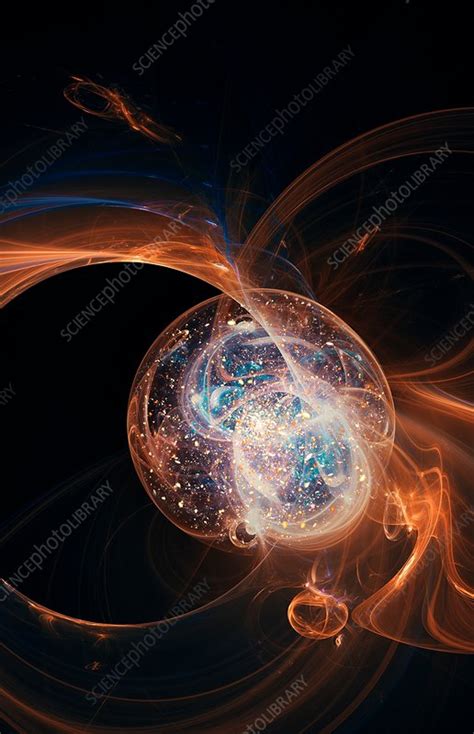 Bubble universe, illustration - Stock Image - C029/9802 - Science Photo Library