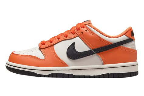 BUY Nike Dunk Low GS White Orange Black | Kixify Marketplace