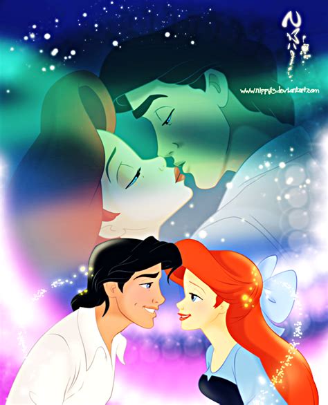 Walt Disney Fan Art - Princess Ariel & Prince Eric - Walt Disney ...