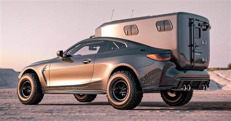 Digital Artist Turns A BMW M4 Into The Ultimate Camper Van | DeMilked