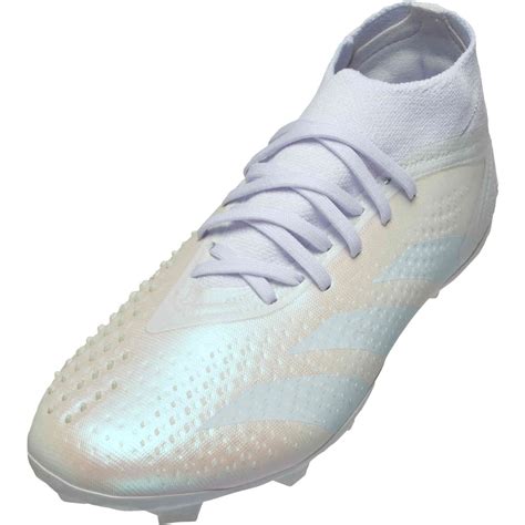 adidas Predator Accuracy.2 FG Firm Ground Soccer Cleats - White - Soccer Master