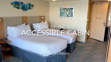 Accessible Balcony Cabin on Royal Caribbean Allure of the Seas - YouTube