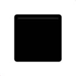 Black Medium-Small Square Emoji (U+25FE, U+FE0F)