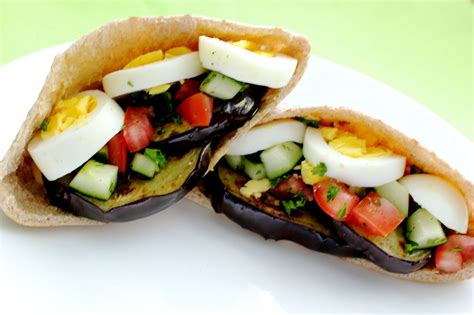 Sabich Eggplant Sandwich - What Jew Wanna Eat