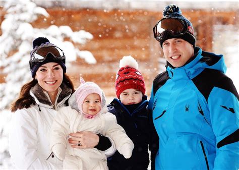 Kate Middleton and Prince William take their first family vacation (skiing in the French Alps ...