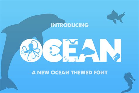 The Ocean Font | Stunning Display Fonts ~ Creative Market