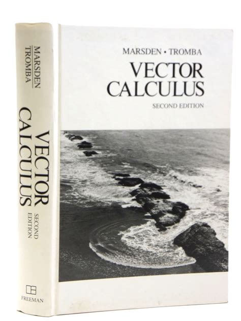 Stella & Rose's Books : VECTOR CALCULUS Written By Jerrold E. Marsden; Anthony J. Tromba, STOCK ...