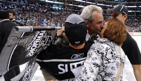 Darryl, wife Wanda, and their two sons, Chris and Brett, celebrating a ...