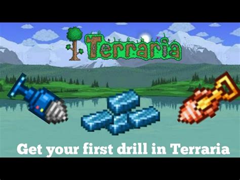 How to get your cobalt drill in Terraria | Get your first drill in ...