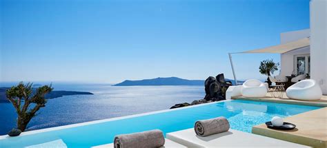 Santorini Villas Resorts, exclusive, luxury villas, private unique Santorini island villas ...