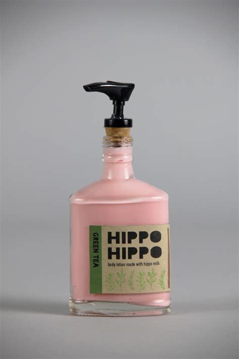 Hipster Hippo Milk Body Lotion Package Design :: Behance