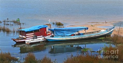 Amazon River Boats Photograph by Deborah Smith - Fine Art America