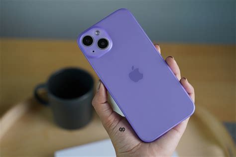 Purple Ultra Thin Slim Case for iPhone 14 Plus - Starelabs® India