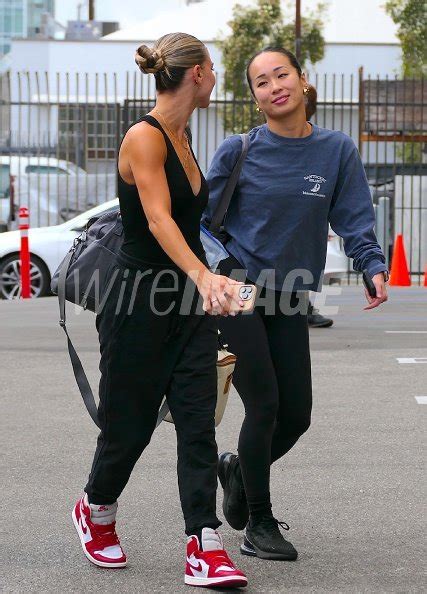 Daniella Karagach is seen arriving at Dancing With The Stars... | WireImage | 1745433155