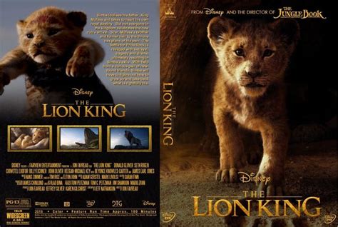 the lion king dvd cover is shown