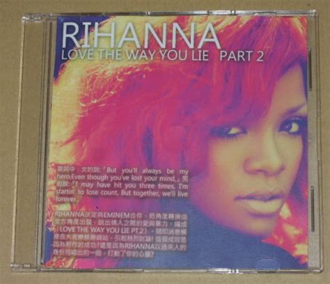 Rihanna Featuring Eminem - Love The Way You Lie (Part II) (2010, CD ...