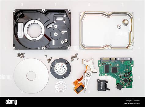 Components of a hard disk Stock Photo - Alamy