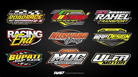 DESAIN LOGO RACING DAN OTOMOTIF