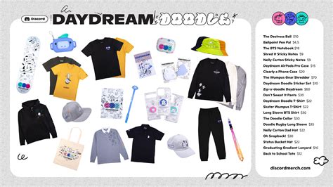 Grab the Latest Discord Merch: Daydream Doodle Collection