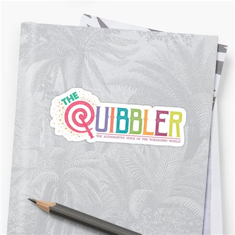 "The Quibbler Logo" Sticker by adamgamm | Redbubble