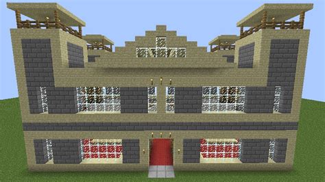 Spawn House for Servers. Minecraft Project