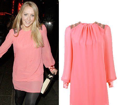 Get Laura Hamilton's coral dress, without the stain! | OK! Magazine