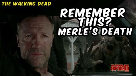 TWD Remember This? Merle's Death! - YouTube