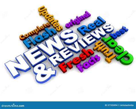 News and reviews stock illustration. Illustration of reviews - 37103494