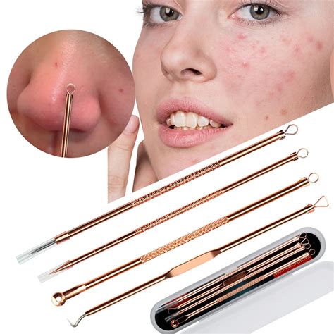 LANBENA Acne Removal Needle Pimple Blackhead Remover Needle Treatment Skin Care Black Mask Acne ...