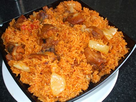 Chicken Jollof Rice - spicyfafa